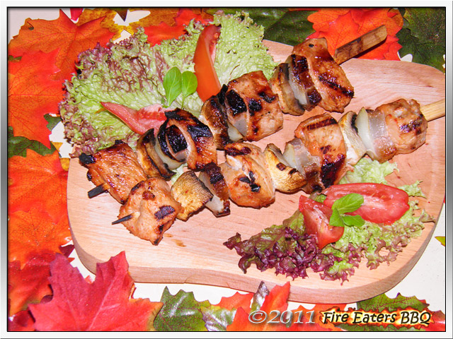 Bild - Eine Portion Ungarisches Räuberfleisch vom Grill