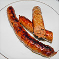 Rezeptbild - Merguez im Anschnitt Ein paar Merguez frisch aus der Pfanne