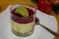 Mangocreme mit Traubensauce