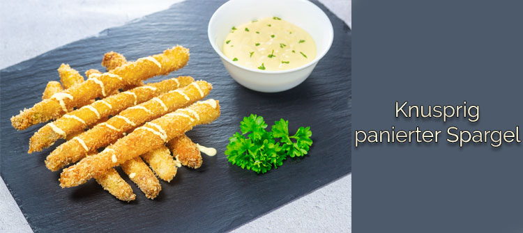 Beitragsbild - Knusprig panierter Spargel