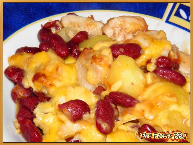 Chili con Chicken Auflauf